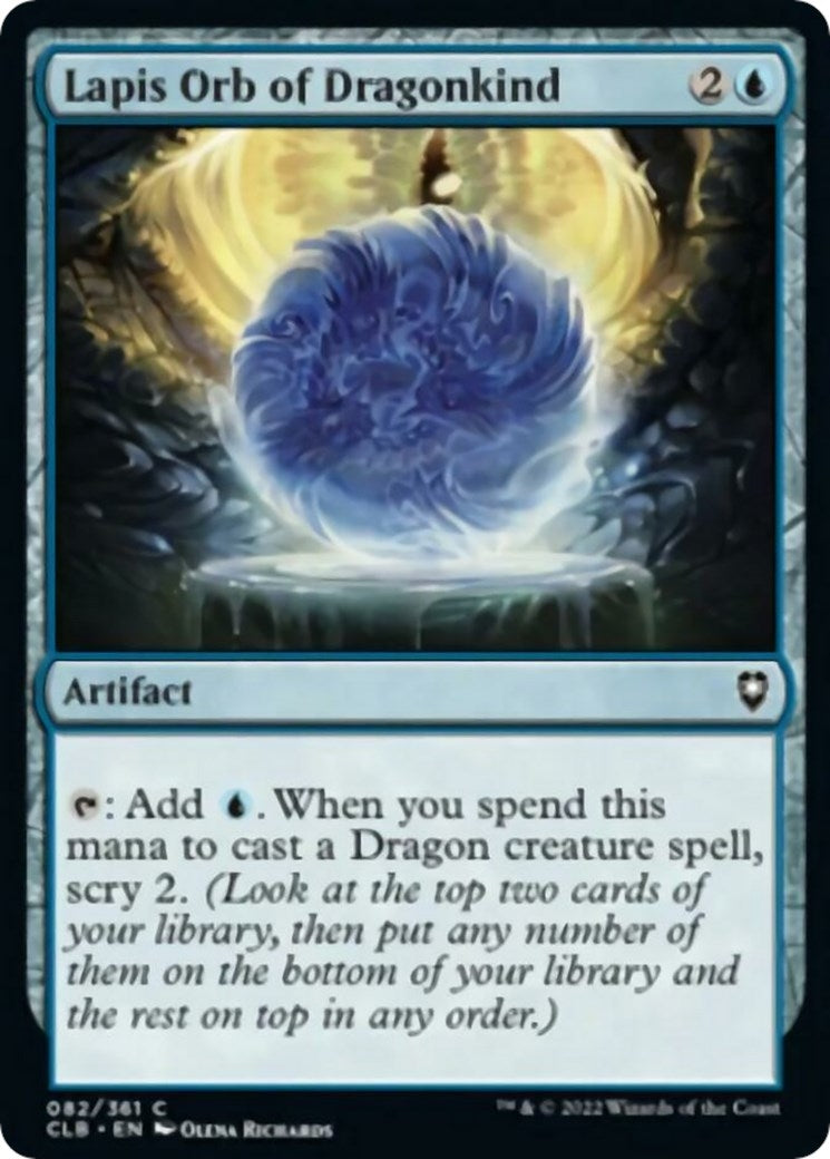 Lapis Orb of Dragonkind (82) [CLB] - MTG Single
