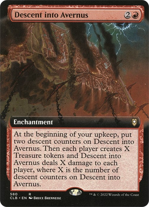Descent into Avernus (Extended Art) (580) [CLB] - MTG Single