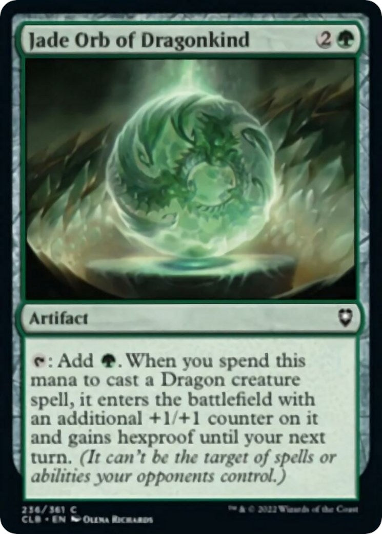 Jade Orb of Dragonkind (236) [CLB] - MTG Single