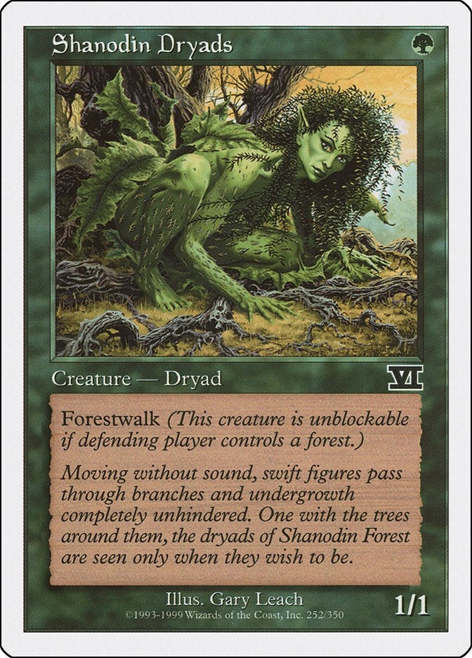 Shanodin Dryads (252) [6ED] - MTG Single