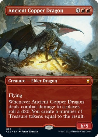 Ancient Copper Dragon (Borderless) (368) [CLB] - MTG Single