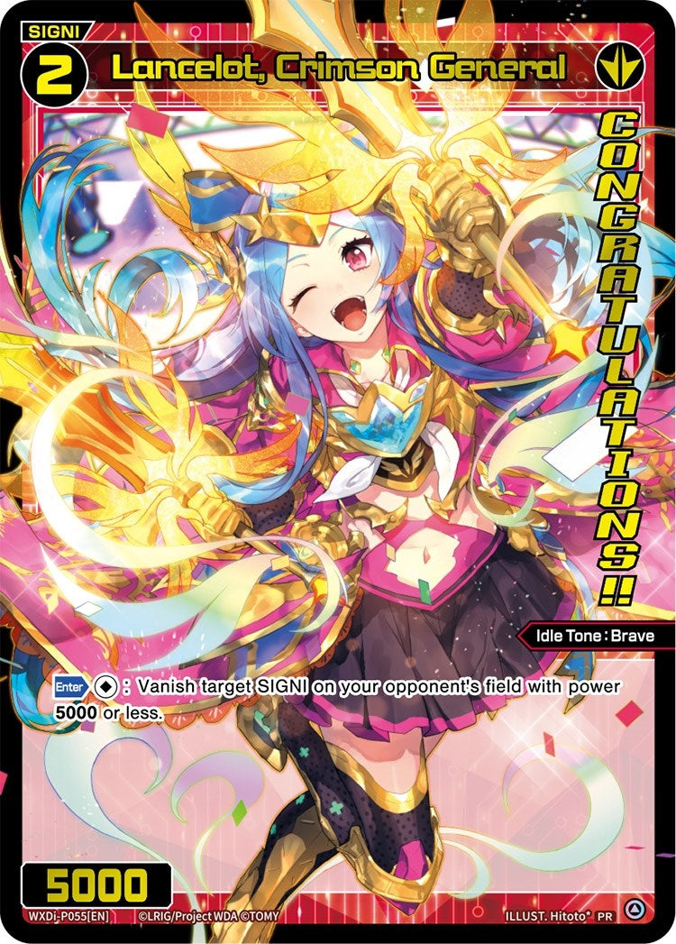 Lancelot Crimson General (June 2022) (55) [WXDi-P] - WIXOSS Single