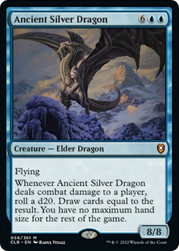 Ancient Silver Dragon (56) [CLB] - MTG Single