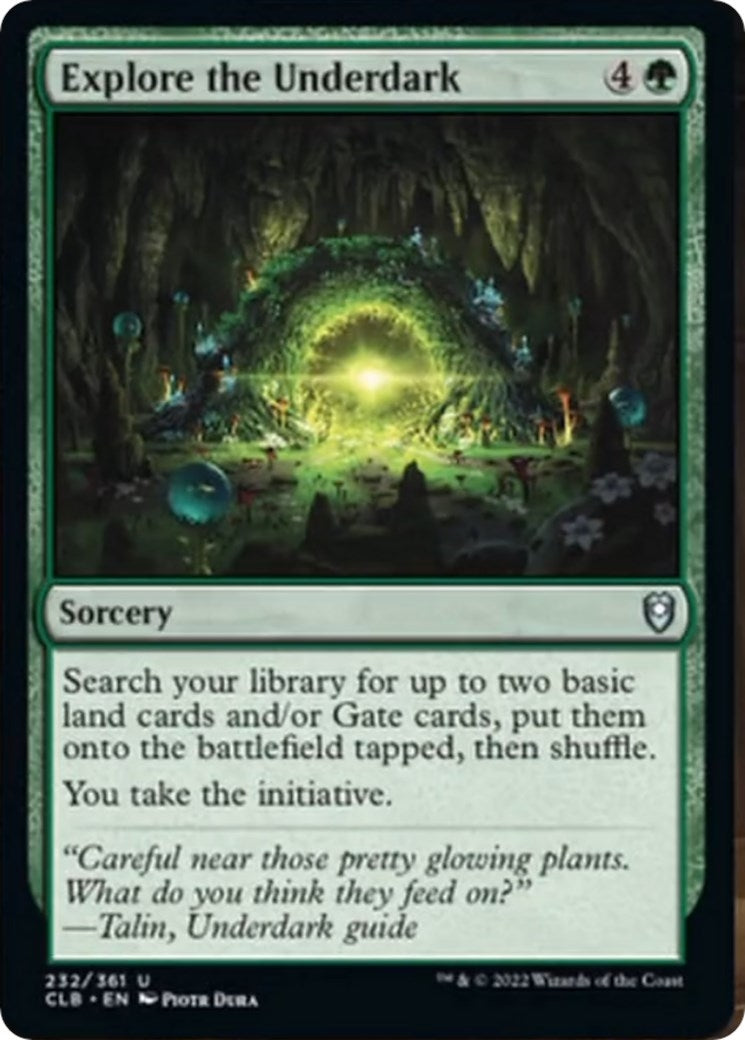 Explore the Underdark (232) [CLB] - MTG Single