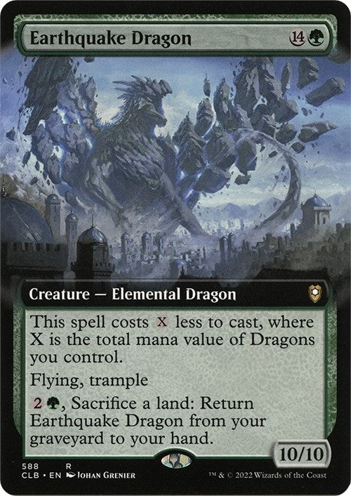 Earthquake Dragon (Extended Art) (588) [CLB] - MTG Single