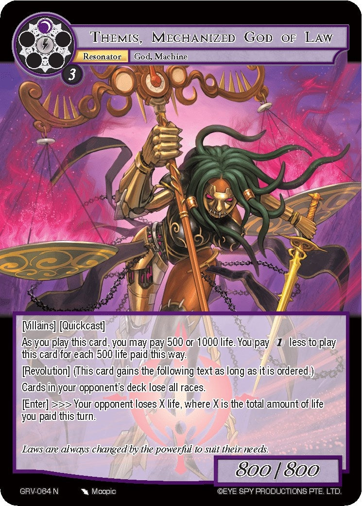 Themis Mechanized God of Law (64) [GRV] - Force of Will Single