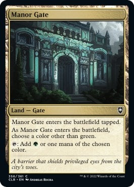 Manor Gate (356) [CLB] - MTG Single