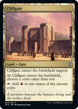 Cliffgate (350) [CLB] - MTG Single