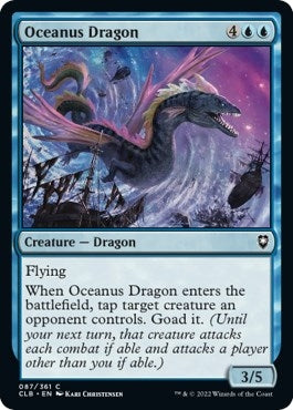 Oceanus Dragon (87) [CLB] - MTG Single