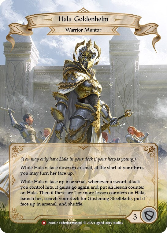 Hala Goldenhelm (7) [RVD/DVR] - Flesh and Blood TCG Single