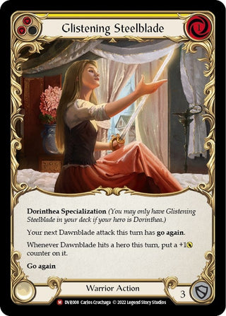 Glistening Steelblade (8) [RVD/DVR] - Flesh and Blood TCG Single