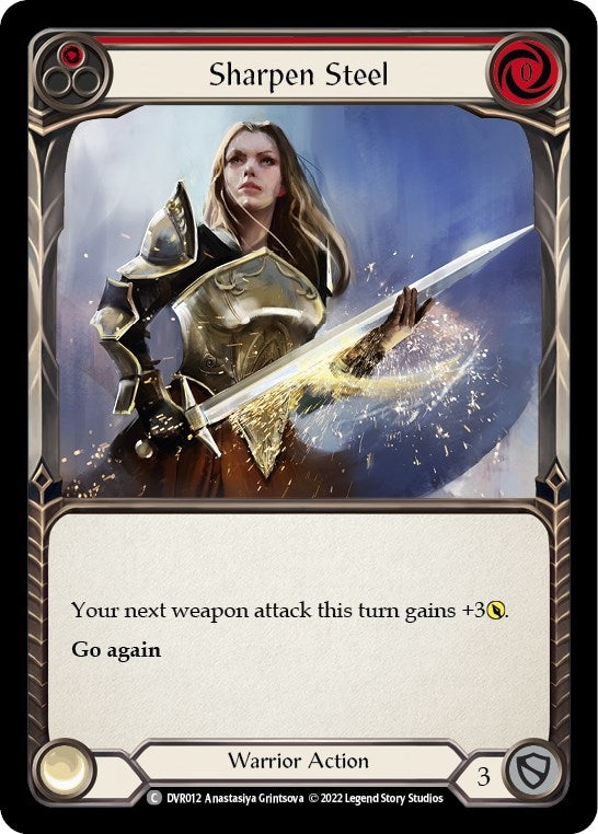 Sharpen Steel (12) [RVD/DVR] - Flesh and Blood TCG Single