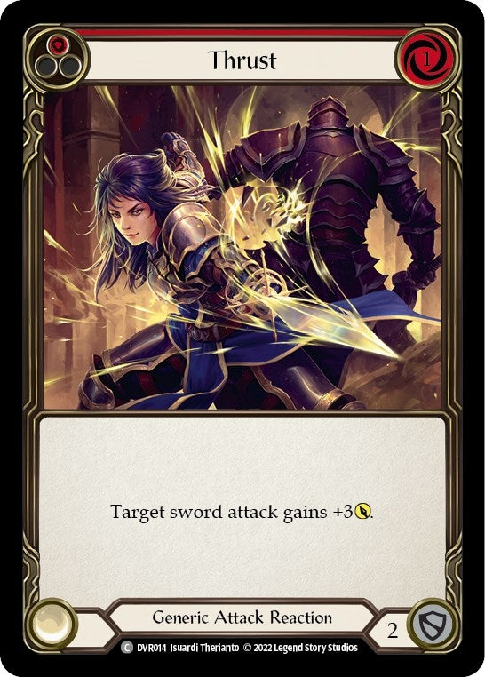 Thrust (14) [RVD/DVR] - Flesh and Blood TCG Single