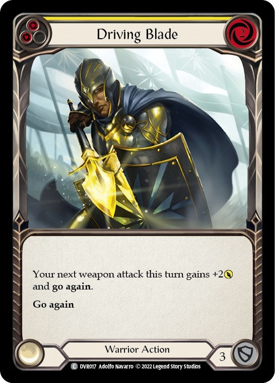 Driving Blade (17) [RVD/DVR] - Flesh and Blood TCG Single
