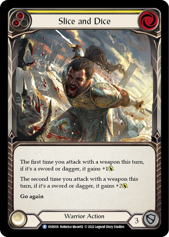 Slice and Dice (18) [RVD/DVR] - Flesh and Blood TCG Single