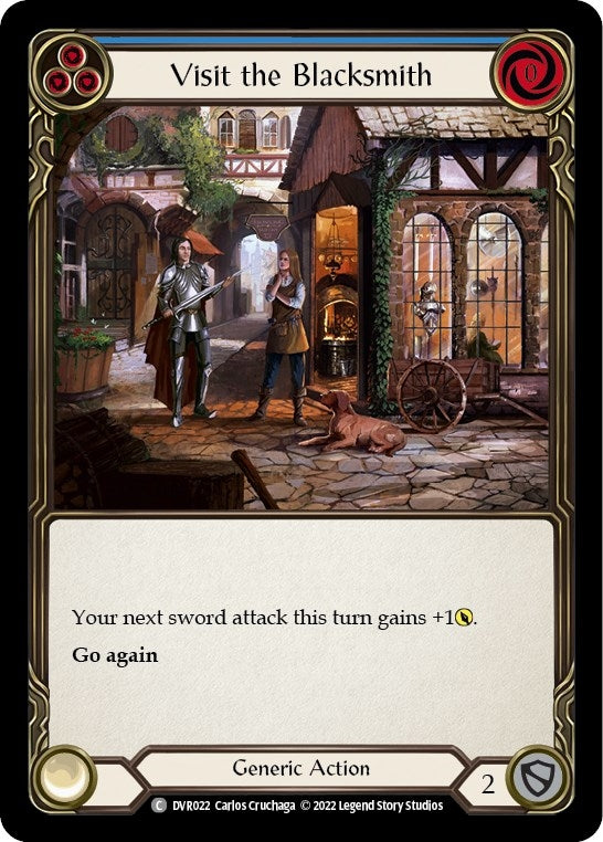 Visit the Blacksmith (22) [RVD/DVR] - Flesh and Blood TCG Single