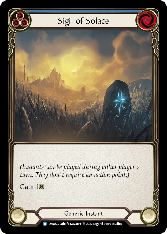 Sigil of Solace (25) [RVD/DVR] - Flesh and Blood TCG Single