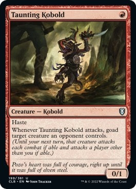 Taunting Kobold (199) [CLB] - MTG Single