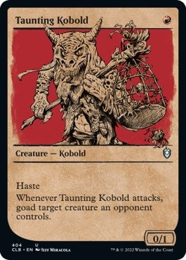 Taunting Kobold (Showcase) (404) [CLB] - MTG Single