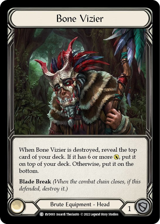 Bone Vizier (3) [RVD/DVR] - Flesh and Blood TCG Single