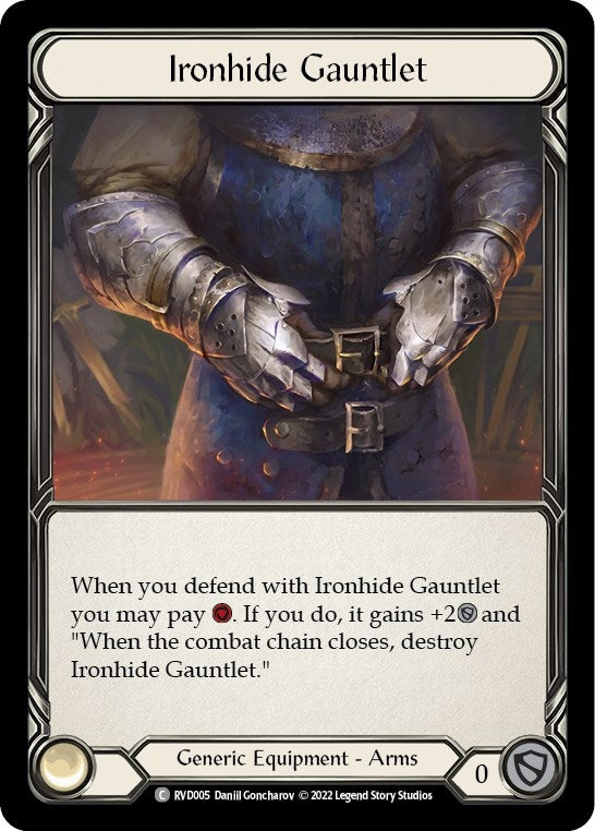 Ironhide Gauntlet (5) [RVD/DVR] - Flesh and Blood TCG Single