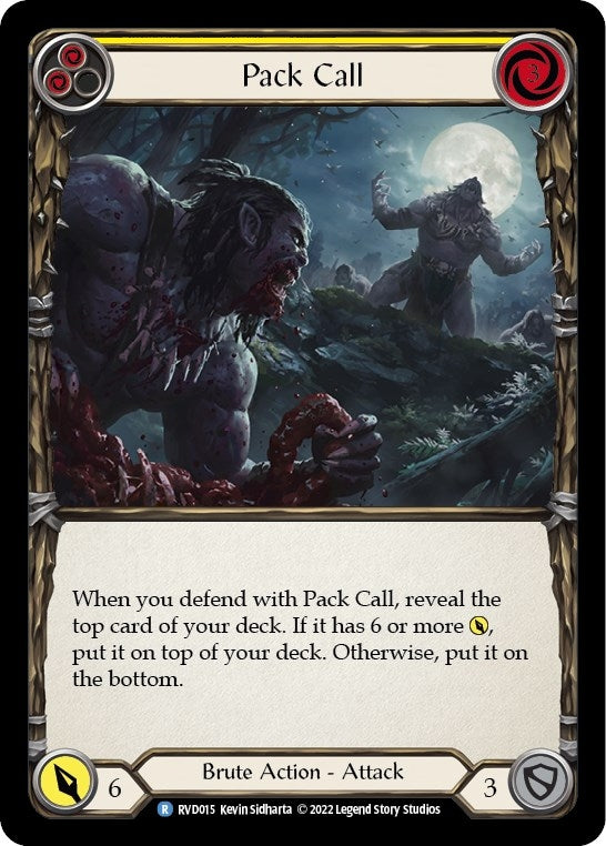 Pack Call (15) [RVD/DVR] - Flesh and Blood TCG Single