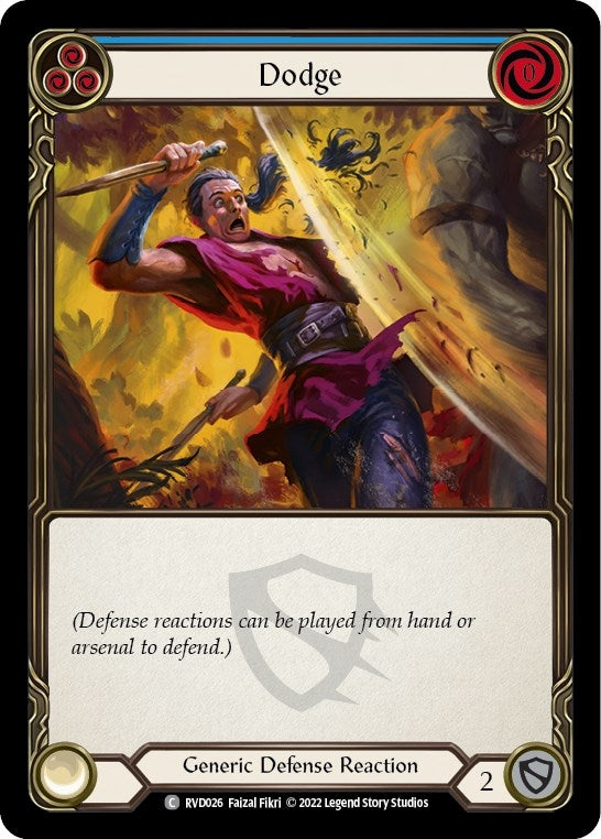 Dodge (26) [RVD/DVR] - Flesh and Blood TCG Single