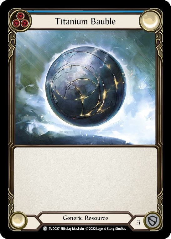 Titanium Bauble (Rhinar) (27) [RVD/DVR] - Flesh and Blood TCG Single