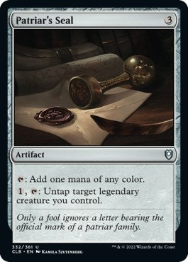 Patriar’s Seal (332) [CLB] - MTG Single