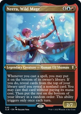 Neera Wild Mage (Foil Etched) (545) [CLB] - MTG Single