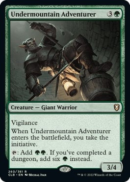 Undermountain Adventurer (260) [CLB] - MTG Single