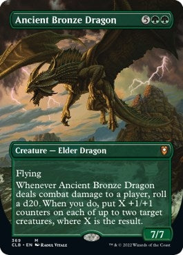 Ancient Bronze Dragon (Borderless) (369) [CLB] - MTG Single