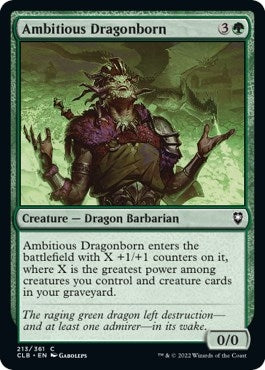 Ambitious Dragonborn (213) [CLB] - MTG Single