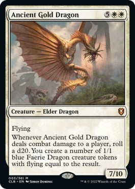 Ancient Gold Dragon (3) [CLB] - MTG Single
