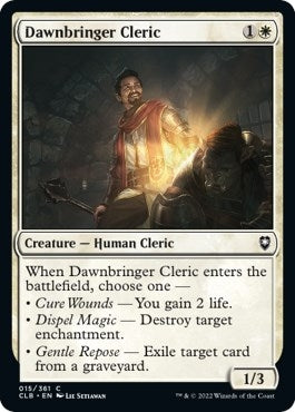 Dawnbringer Cleric (15) [CLB] - MTG Single