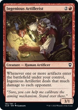 Ingenious Artillerist (182) [CLB] - MTG Single