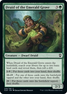 Druid of the Emerald Grove (226) [CLB] - MTG Single