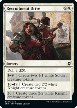 Recruitment Drive (38) [CLB] - MTG Single
