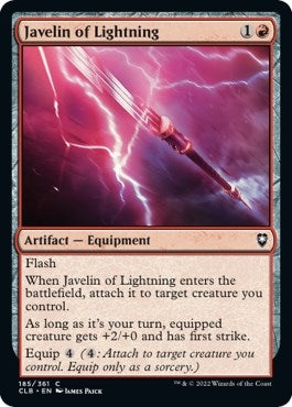 Javelin of Lightning (185) [CLB] - MTG Single
