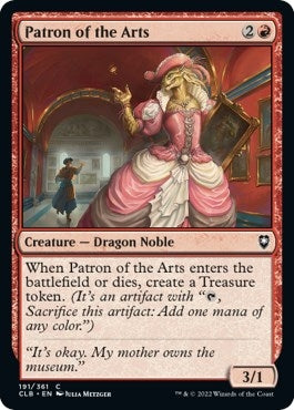 Patron of the Arts (191) [CLB] - MTG Single