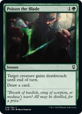 Poison the Blade (248) [CLB] - MTG Single