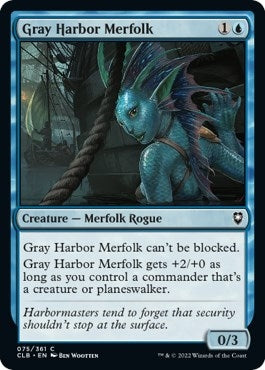 Gray Harbor Merfolk (75) [CLB] - MTG Single