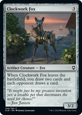 Clockwork Fox (308) [CLB] - MTG Single