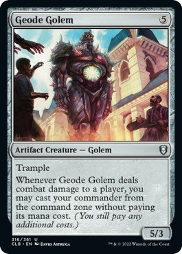 Geode Golem (316) [CLB] - MTG Single