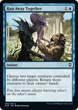 Run Away Together (92) [CLB] - MTG Single