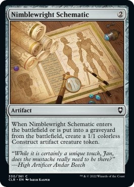 Nimblewright Schematic (330) [CLB] - MTG Single