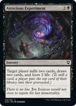 Atrocious Experiment (115) [CLB] - MTG Single
