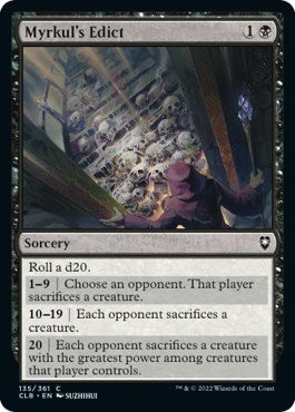 Myrkul’s Edict (135) [CLB] - MTG Single