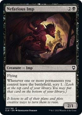 Nefarious Imp (137) [CLB] - MTG Single
