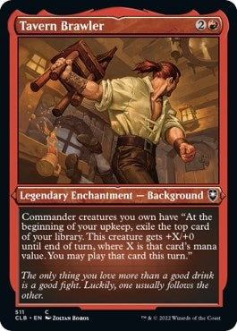 Tavern Brawler (Foil Etched) (511) [CLB] - MTG Single